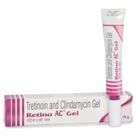 Retino Ac Gel: Tretinoin and Clindamycin acne treatment.