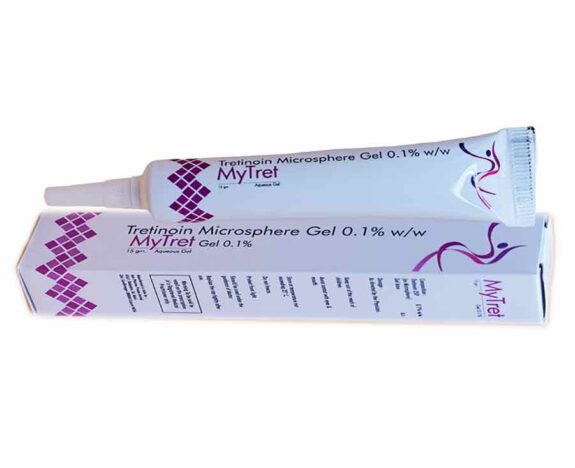 Retin-A Microsphere Gel: Anti-aging skincare product.