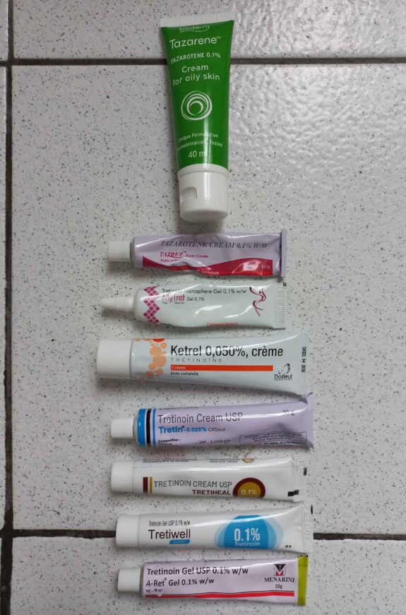 Stieva-A 0.1% tretinoin cream.