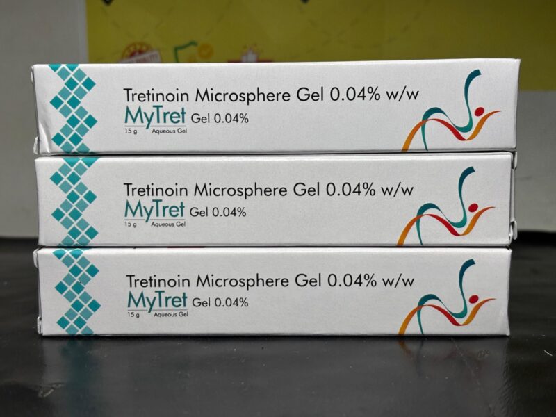 Tretinoin 0.4% Gel tube.