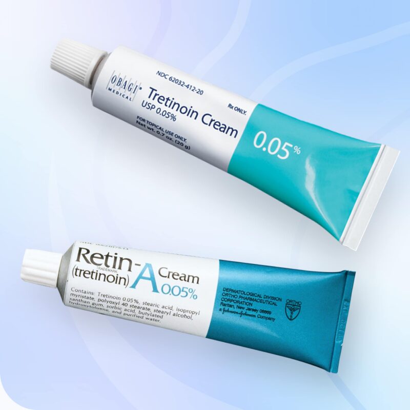 Tretinoin gel tube.