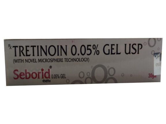 Seborid Gel tube.