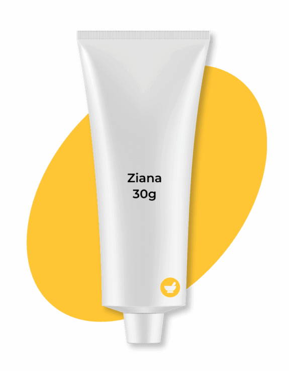 Ziana Gel acne treatment tube
