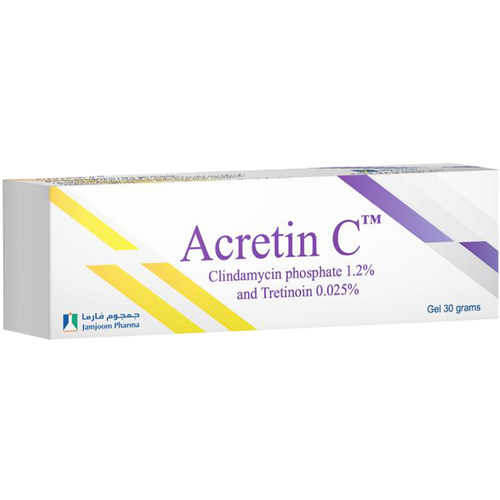 Acretin A tretinoin cream, acne treatment.