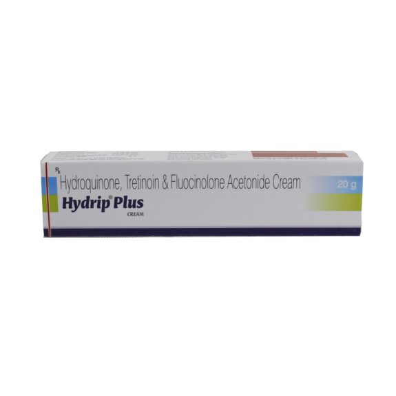 Fluocinolone Acetonide, Hydroquinone, & Tretinoin Cream tube.