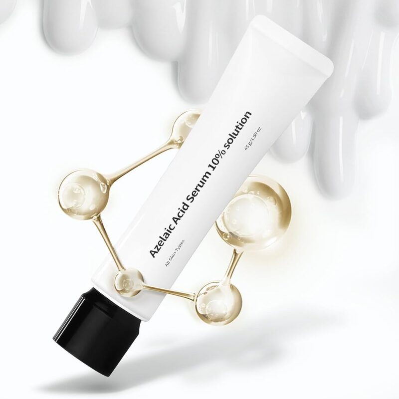 Azelaic acid skincare products for rosacea treatment.
