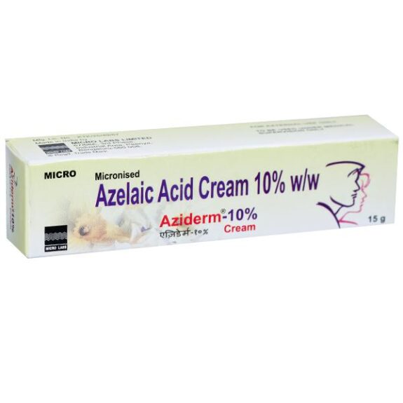 Aziderm Cream, 10 tube