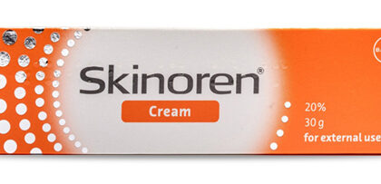 Skinoren Cream tube and packaging.