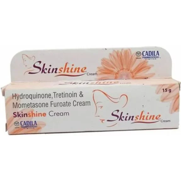 Cadila Skinshine Cream: Hydroquinone, Tretinoin & Mometasone Furoate.